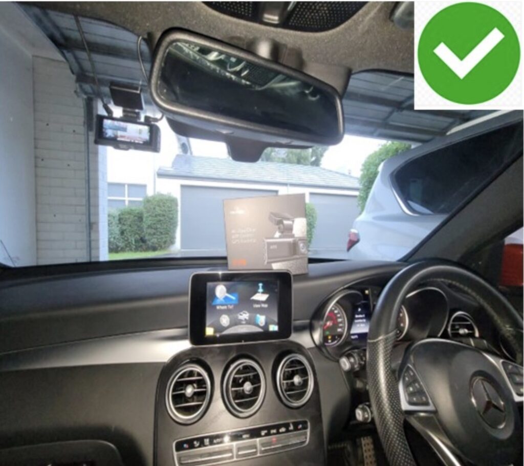 Dashcam installation