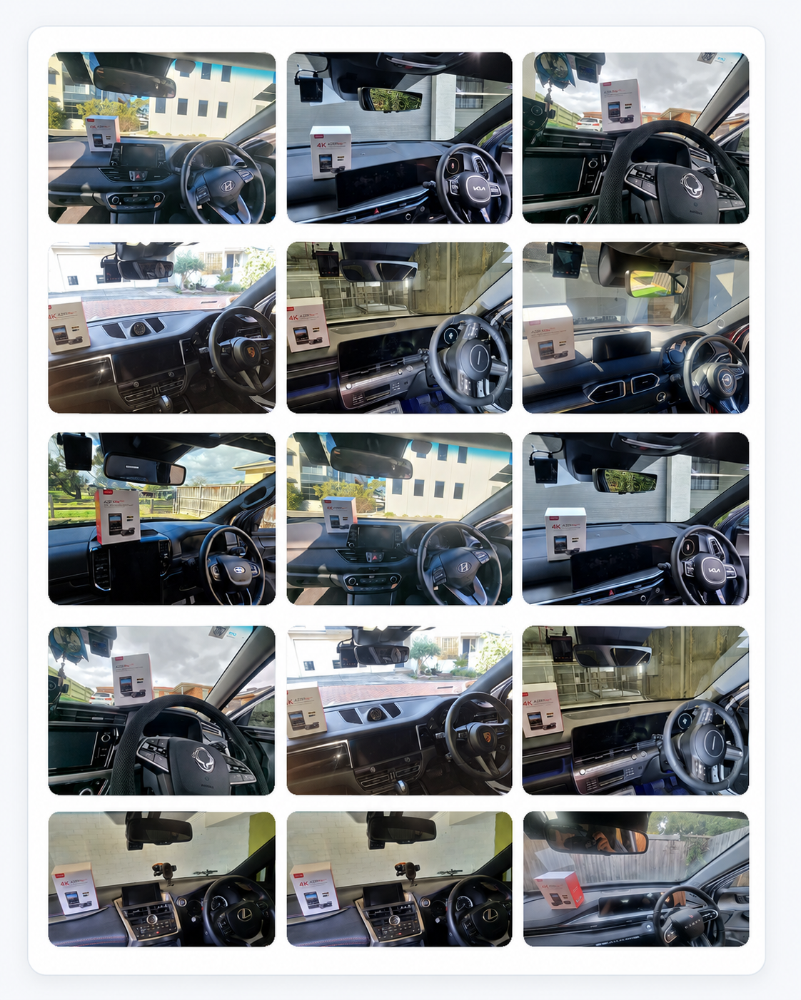 Professional VIOFO dash cam installation Melbourne in Hyundai Porsche GWM Lexus BMW Mercedes Benz Tesla Ford Toyota and electric vehicles